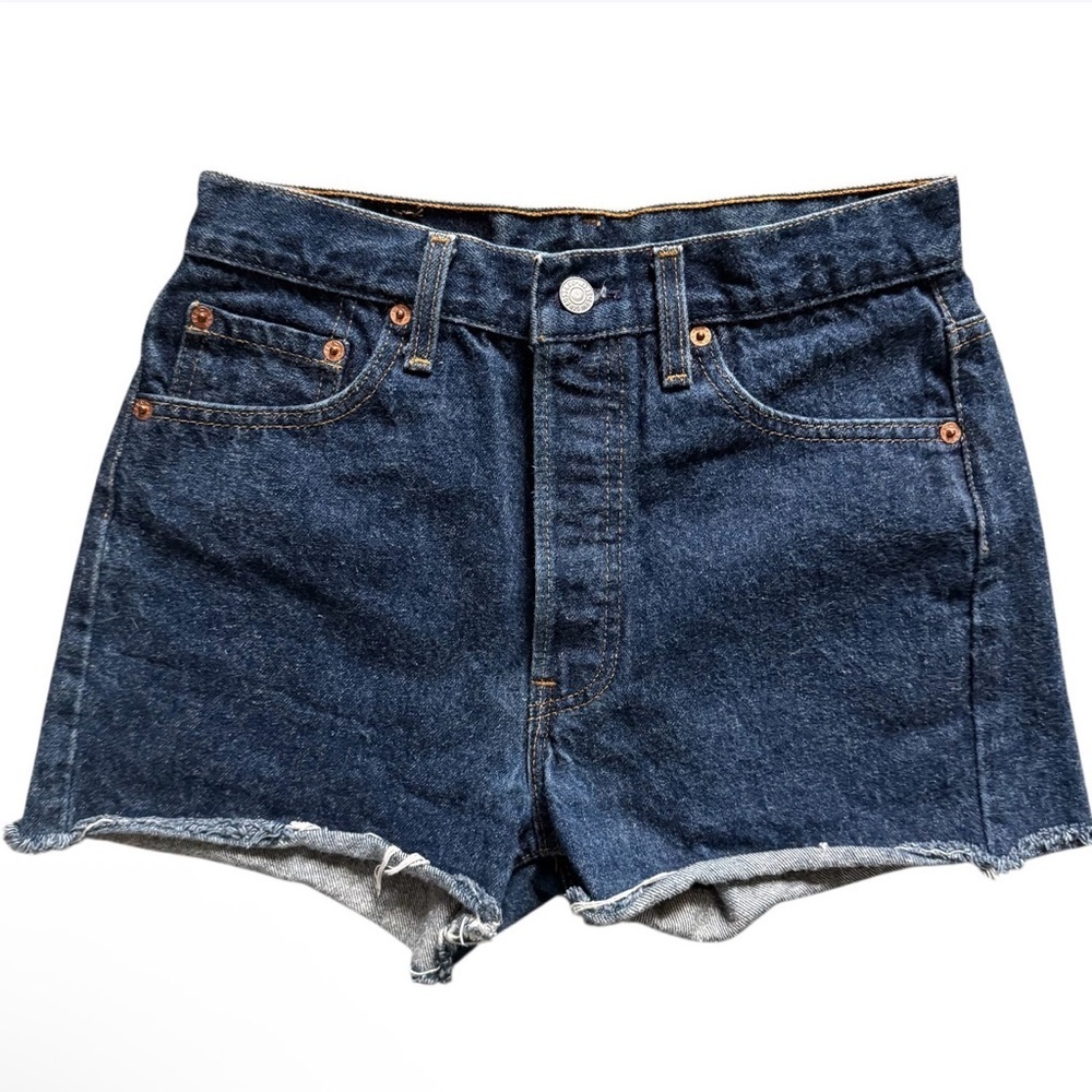 Vintage Levi’s 501 Cutoff Shorts USA Made 30x30 1995 - Picture 2 of 9